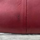 Stone Mountain Red Pebbled‎ Leather Shoulder Purse Photo 14