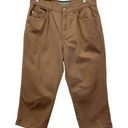 Ralph Lauren LAUREN  Womens 10 Capri Pants Medium Brown 100% Cotton Chino Photo 0