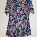 LuLaRoe 🔥🔥 $5 NWT  Paisley Print Flowy Scoop Neck Floral Print Blouse Sz M Photo 8