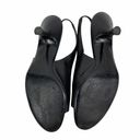 Salvatore Ferragamo  Black Gancini Slingback Sandals Peep Toe Size 7.5B Photo 7