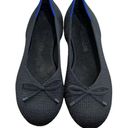 Rothy's  Noir Mesh Textile The Bow Flat Black Women’s size 8.5 Photo 1