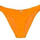 Topshop Neon  Orange Microfiber Bikini Bottom Size 12 Photo 0