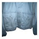 Madewell  Cropped Cargo Jacket in Faded River Blue NO904 Size Large $118 Canvas Photo 3