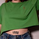 Ralph Lauren Polo Cropped Shirt Green Size L Photo 0