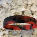 Disney  Dream INAUGURAL Rubber Silicone Sport Bracelet Mouse Ears Red & Black NOS Photo 2