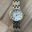 Seiko  Ladies Watch Vintage Round White Dial Two Tone Bracelet Date Window Photo 2