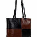 Patricia Nash  Danville Leather Tote Black Tan Photo 2