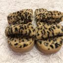 Koolaburra by Ugg  Furrah fuzzy leopard print Slide Sandals Brown Size 9 Photo 1