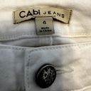 CAbi  Jeans Wide Leg Pants High Rise Boot Cut Denim Stretch 5 Pockets White 4 Photo 2