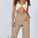 Princess Polly brown wide leg pants Photo 1