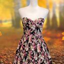 Sans Souci  Small Strapless Tube Floral Dress Photo 4