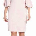 Harper  Rose Women's Pink Blush Bell Sleeve Bateau Neck Sheath Dress NWT Sz 8 Photo 7