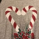 Mystique Boutique Color Bear Graphic Christmas Candy Cane Shirt Photo 1