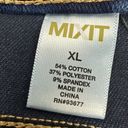 Mixit  Women's Elastic Waist Stretch Jeggings Size XL Blue Photo 4