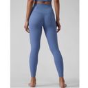 Athleta  Elation Rib Tight Leggings Blue Photo 1