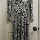 Donna Morgan  Geometric Surplice Neckline Stretch Dress Photo 1