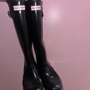 Hunter Original  Tall Gloss Black Rain Boots Photo 4