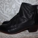 Isola Sancia Perforated Leather Zip-Up Ankle Booties Sz 9 Photo 0