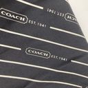 Coach  Striped Monogram Silk Ponytail Scarf Photo 2