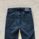 American Eagle  high rise distressed black jegging jeans in size 00 Photo 3