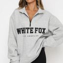 White Fox Boutique White Fox High Standard Zip Front Sweater Grey Marle Size M / L Photo 1