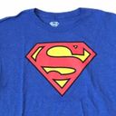 DC Comics  Superman Tee Blue Junior’s Size Extra Extra Large US Size 18 Unisex Photo 3