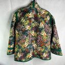 Source Unknown Quilted Reversible Boxy Puff Jacket Maximalist Floral & Green Size XL Photo 2