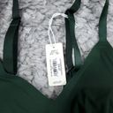 Aerie  Smoothez Padded Bralette Lined Adjustable Straps Stretch Green Size Small Photo 4