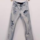 One Teaspoon  Awesome Baggies Jeans in 1966 Distressed Acid Wash Relaxed Fit Photo 1