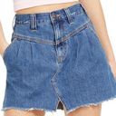 Free People  We The Free Sidecar Denim Mini Skirt Photo 0