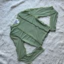 DNA Green Mesh Cropped Top Size Medium Photo 0