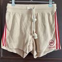 Sol Angeles  | Retro-style Tan Shorts with Red and White Stripe | Thermal | XS Photo 0