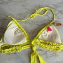 Victoria's Secret Victoria’s Secret Y2K neon yellow bling bikini top size small Photo 6