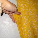 Maeve x Anthropologie Lemon Yellow Vera Lace A-Line Dress Size Medium Photo 10