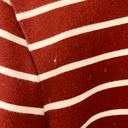 Hollister Striped Hooded Crop Top in Burgundy size S Photo 8