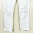 Rolla's  High Waisted Distressed Original Straight Leg Jeans in Layla White Photo 5