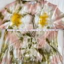 Young Fabulous and Broke  Rosa Mini Dress Olive Venus Tie Dye Oversized Boho XS Photo 9