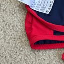 Speedo NWOT  Solid Peek-A-Boo Bikini Tie Back Top - Red - S Photo 5