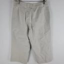 Ralph Lauren  Sport Wide leg Capris Pants White Logo Size 10 Photo 4