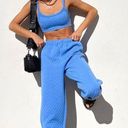 Princess Polly Blue Arabella Cropped Tank Top Photo 1