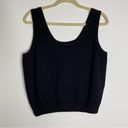 St. John  Basics Black Knit Shell Tank Size M Photo 2