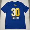 Nba Ultra Game  Golden State Warriors Curry “30” Blue Athletic T-Shirt Size M Photo 1