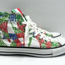 Converse  Chuck Taylor All Star High Top Sneakers 10 Women's Green Red Blue Shoes Photo 1