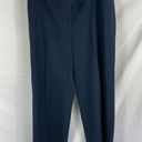 Loft  Marisa Navy Blue Wide Leg Dress Pants Size 6 Photo 0