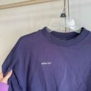 White Fox Boutique White Fox Blue Navy Crewneck Sweatshirt Size S/M Photo 1