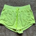 Lululemon  Inner Glow High-Rise Short 3" Neon Garment Dye Solid Highlight Photo 2