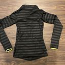 Nike  Black with yellow outlining XS quarter Zip Dry Fit Pullover! Photo 1