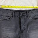 Uniqlo NWOT  Dark Gray High Rise Denim Jean Shorts Size 27 Small Photo 7