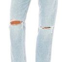 RE/DONE  Originals High Rise Loose Fit Distressed Straight Jeans Blue Women's 26 Photo 0