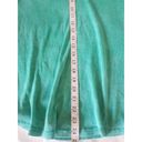 Edge Womens Blouse Sz 4 Green Frayed  V Neckline Sleeve Made in Italy  Bohemian Photo 11